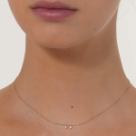 Persee - Danae Diamond Necklace 3 Diamonds 0.24 White Gold 